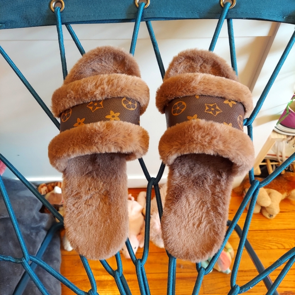 Cute woman's slippers